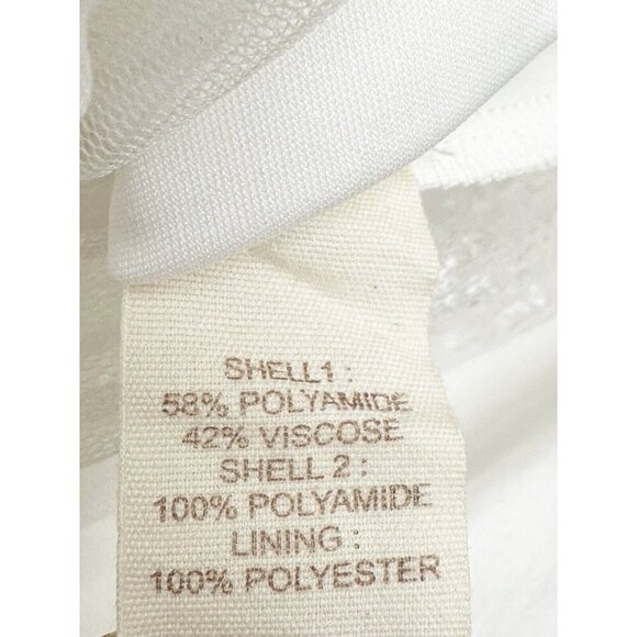 NWT Anthropologie Let Me Be Short-Sleeve Ruffle Maxi Dress L Lace White Romantic - Picture 11 of 11